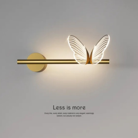 Luminária Borboleta De Cabeceira Arandela Led Arandela Quarto Luminária De Parede Moderna