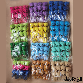 12pcs/Pack JoyRoll 12cm Pingente De Pelúcia Urso Colorida/Boneca De Macia