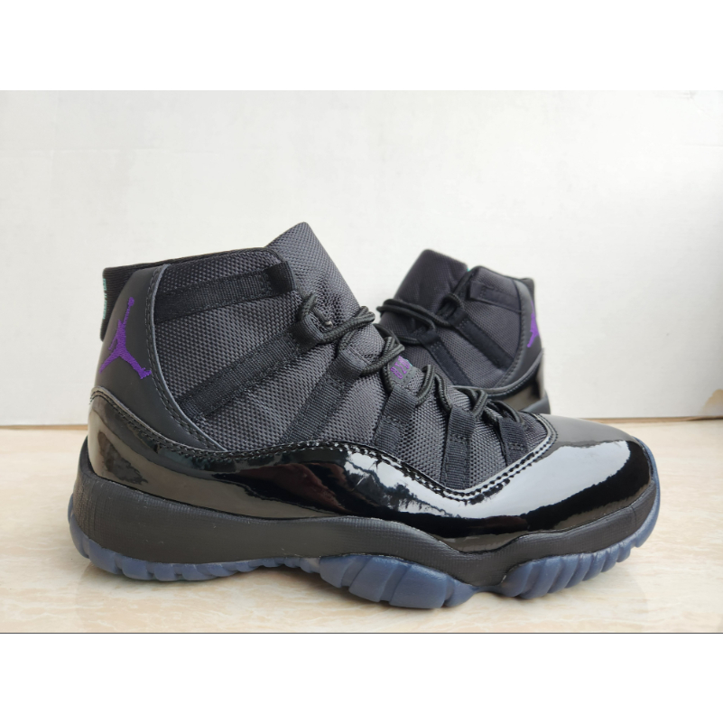 2023novo Estoque Pronto Air Jordan 11 Retro High Black Purple AJ11 Sapatilhas De Basquetebol