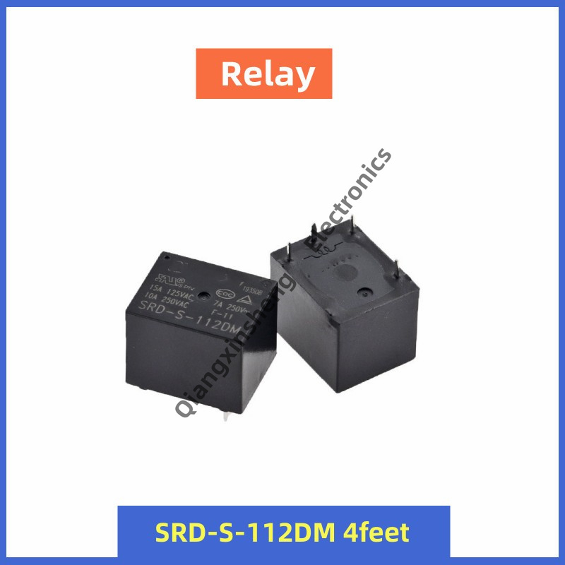 Mini Relé Eletrônico SRD-S-112DM SRD-S-124DM Relé de 4 pinos | Shopee ...