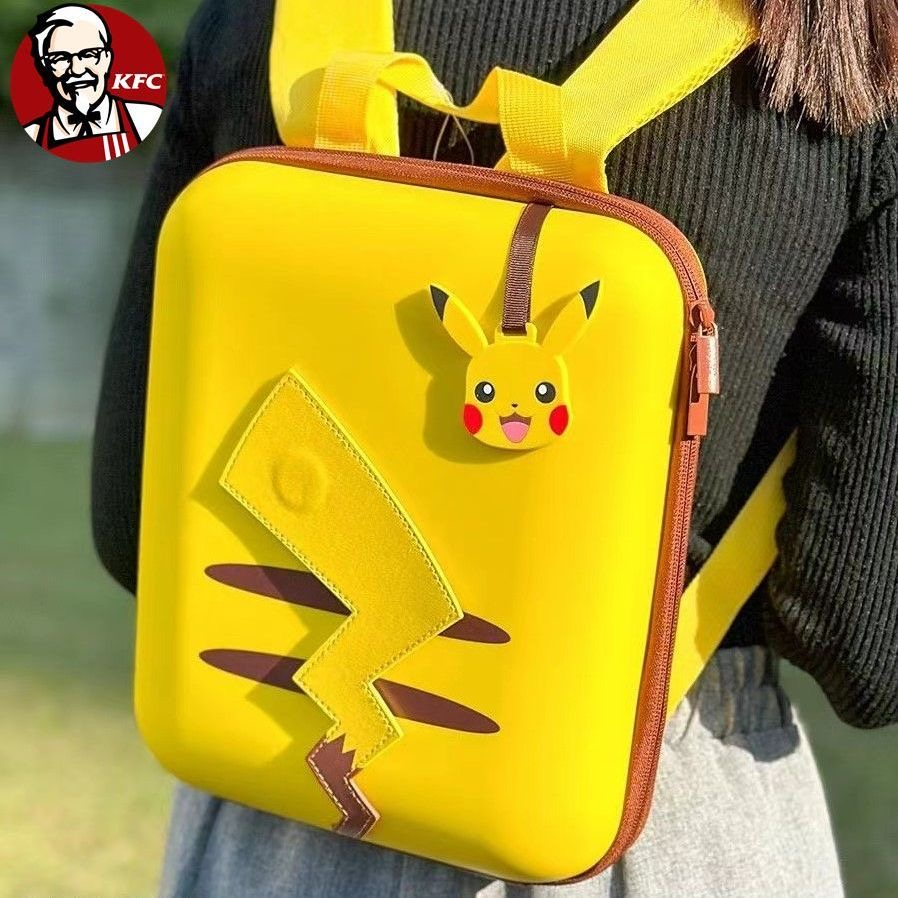 Pokmon Pikachu Desenho animado Animação Primária e Secundária Bolsa  Infantil Mochila infantil