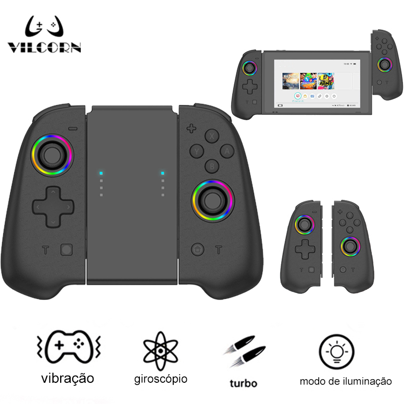 Wired Game Controller com 360 ° 3D Joystick, Gamepad com Função Turbo  Vibração, Android, TV Box, Consola de Jogos, Steam, Laptop - AliExpress