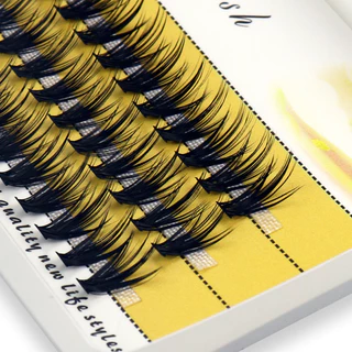 Cílios Tufos Sem Nó 0.07mm C/D volume de Cílios tufinho Natural individuais 20D/30D/40D extensão de cílios