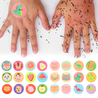J&M 720Pcs Pasta Repelente De Mosquitos Fofo Desenho Animado Para Bebês Planta Adesivo Óleo Essencial De Verão Insetos Ao Ar Livre
