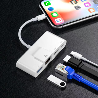 Lemorele HUB Lightning para HDMI adaptador para iPhone para TV