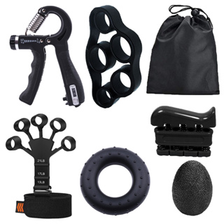 Conjunto De 6 Peças Exercitador De Mãos/Exercício De Dedo/Fortalecimento Do Braço De Força Das Equipamento De Fitness Doméstico