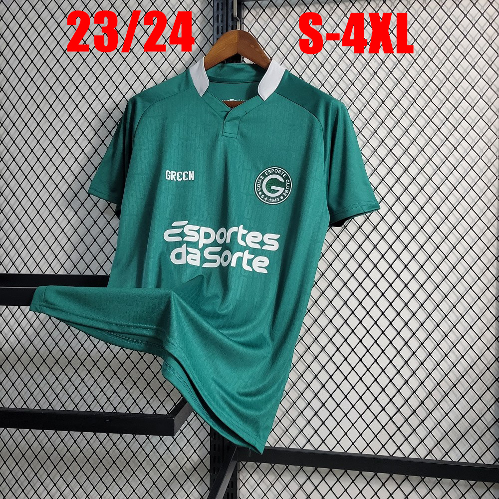 233/24 Goias Home Blue Soccer Jersey kit Para Adultos Camiseta Esportiva casual De Secagem Rápida S-4XL
