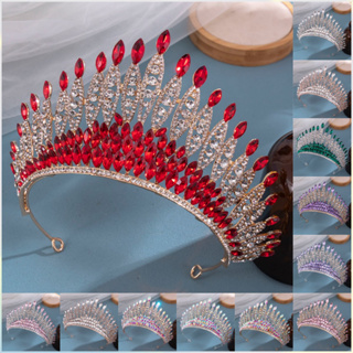 Lindo Cristal Tiaras De Noiva Coroa Retro Ouro Prata Acessórios De Cabelo
