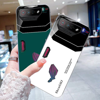 Caixa De Vidro Para Telefone ASUS Rog Phone 6 Phone6 Tampa Traseira Temperado Duro 3 6 5S 5 ROG7