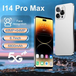 Novo Smartphone I14 Pro Max 12 + 512 Com Tela Grande De 6,7 Polegadas