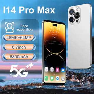 Novo Smartphone I14 Pro Max 12 + 512 Com Tela Grande De 6,7 Polegadas