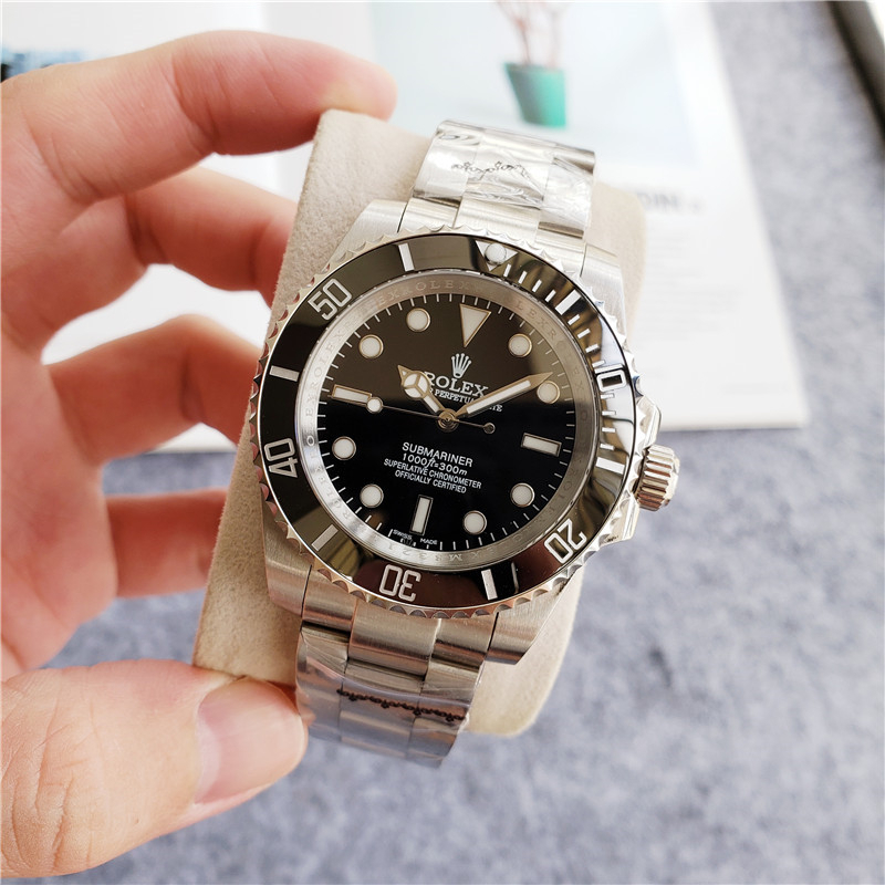 Atacado de Fábrica AAA Submarinador de Alta Qualidade Submarinador de Safira Cerâmica Anel Luminoso Relógio de Negócios Premium 40mm Relógio Masculino