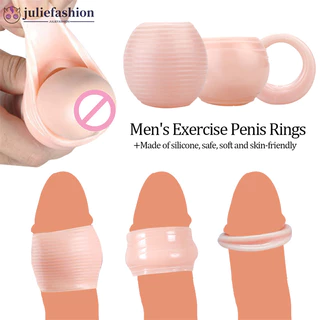 JF 3Pcs/set Male Foreskin Correction Dia E Noite Anéis Para O Pênis Homens Brinquedos Sexuais Ejaculação Chastity Device Parafuso Em Forma De Galo