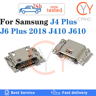 10 Pçs/50 Para Samsung Galaxy J4 Plus J6 J4 + J6 + J410 J415 J610F G6100 G610F 7 Pinos Micro Plugue USB Conector Da Porta Do Carregador De Carregamento Pino