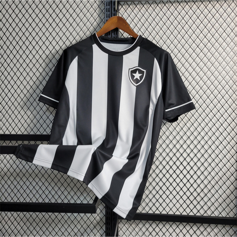 Camisa De Futebol Botafogo Home Esportiva Masculina Preta