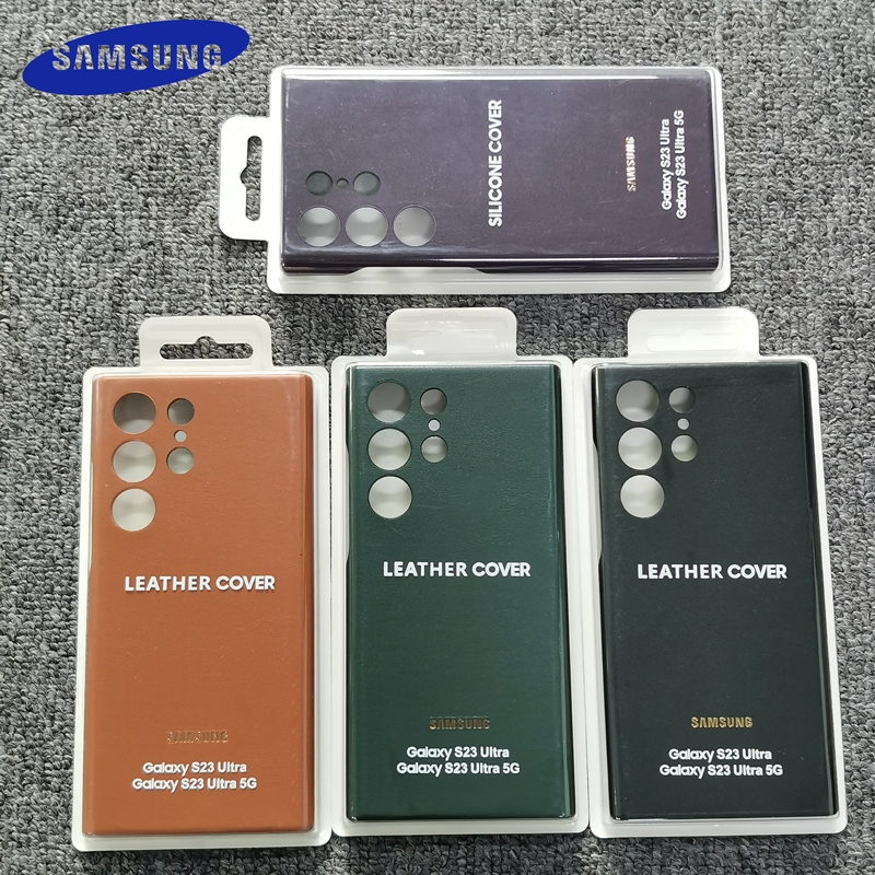 Samsung Galaxy S23 Plus S22 Capa De Couro Ultra Luxo Proteção Total De Alta Qualidade Para S23Ultra S23 +