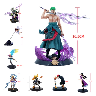 One Piece Figura De Ação Única Luffy Zoro Sanji Ace Doll Anime Decoração Modelo Toy Boy Brinquedos De PVC Aniversário Presente