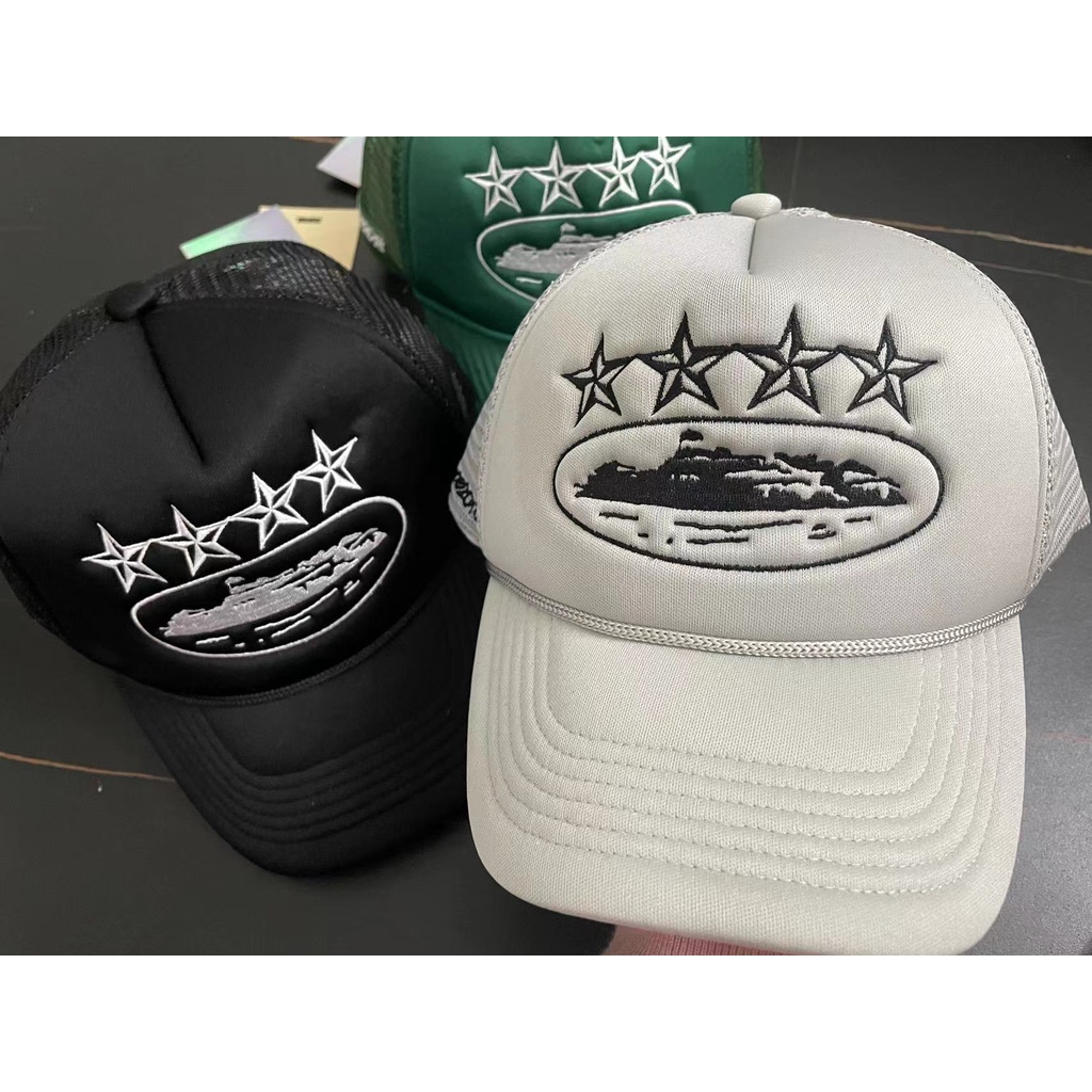Chapéu Corteiz Caminhão Cinco Pontas Com Design Logo Bordado Star ...