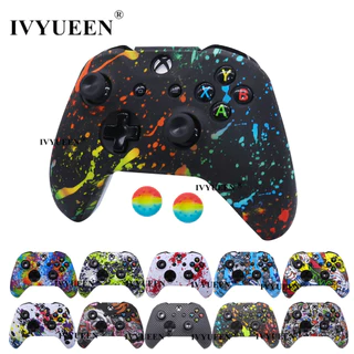 IVYUEEN Para XBox One X S Controller Silicone Protetor De Pele De Transferência De Água Impressão Capa De Camuflagem