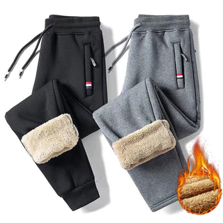 Calças Esportivas Casuais Quentes De Pelúcia Masculina E Feminina