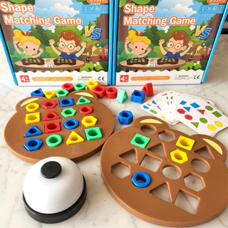 Brinquedos De Batalha Educativos Interativos Para Crianças Em Forma Geométrica 3D Puzzle Baby Montessori Aprendizagem Educacional