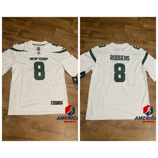 Camiseta Masculinos 2023 NFL New York Jets Aaron Rodgers Verde