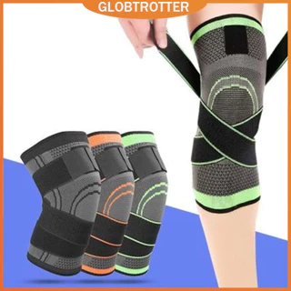 Globetrotter 1PC Elástico Nylon De Para Joelheiras De Compressão Esportiva Manga Corrida Ciclismo Levantamento De Peso Joelheira De Voleibol