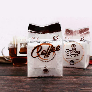 25/50Pcs Sacos Descartáveis De Filtro Café Chá Para Orelha Pendurados Filtros Portáteis Estilo Saco De Papel Ecológico Expresso