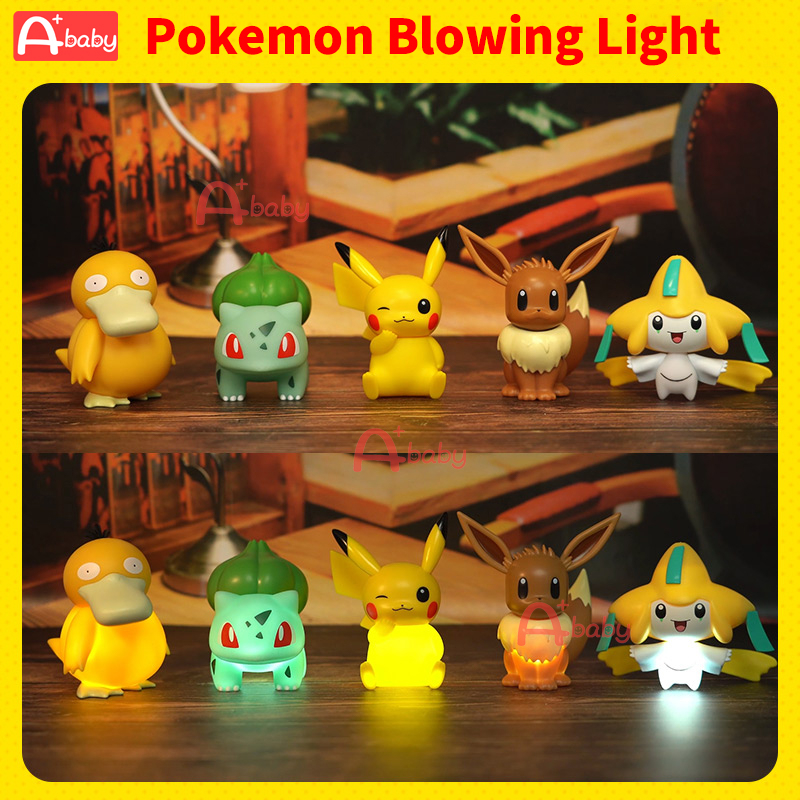 Pokémon Pikachu Luz noturna Brinquedos luminosos