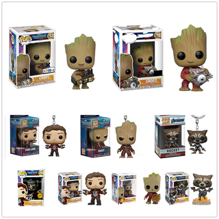 Boneco Funko Pop Star Lord 198 Guardiões Da Galáxia Marvel