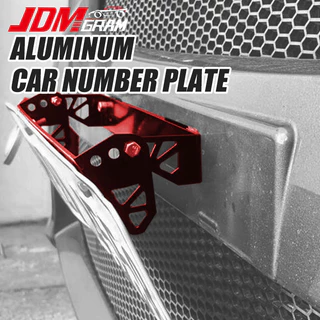 JDMGRAM Alumnum Suporte De Quadro De Placa De Carro Universal Ajustável À Prova D'água JDM Auto Dianteiro Traseiro Matrí