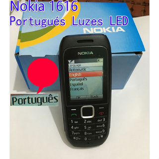Telefone Celular Nokia 1616 Gsm Basic Original Desbloqueado Com O Idioma Inglês