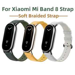 Pulseira Mi Band 8 Para Xiaomi 9/8 Bracelete De Nylon Macio