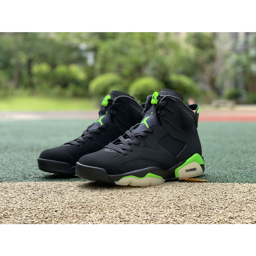 2023 Estoque Pronto Air Jordan 6 Retro Black Green Sapatos De Basquetebol Masculino AJ6 Corrida CT8529-003