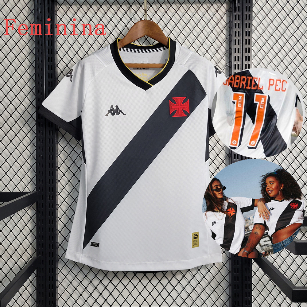 2023-24 Camisa Vasco Mulheres II De Futebol Personalizada Nome Número ...