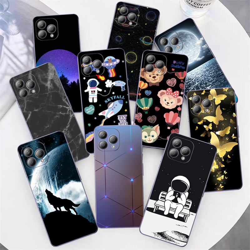 Cubot P80 Capa De Silicone TPU Impresso Animed Traseira