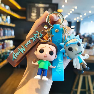 Rick E Morty Keychain Mochila De Chaveiro Boneca Pingente Lembrança Pequeno Presente