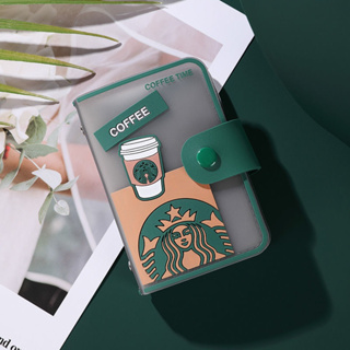 [Porta-Cartões Starbucks Cute Exquisite Highvalue Fashion High-End Coin Purse Business Card Holder Soft