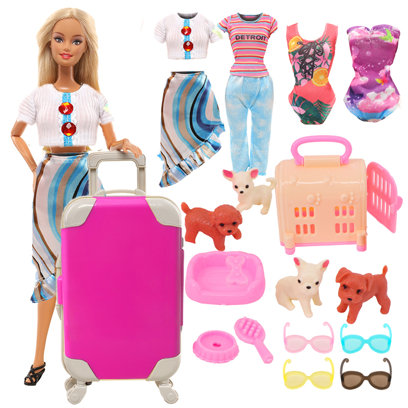 PACOTE ESPECIAL* 10 Roupas Fashion Para Barbie + 20 Pares de Sapatinhos !  por R$299,90
