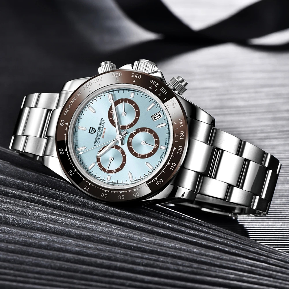 PAGANI DESIGN Japão VK63 Relógio De Quartzo Masculino Original