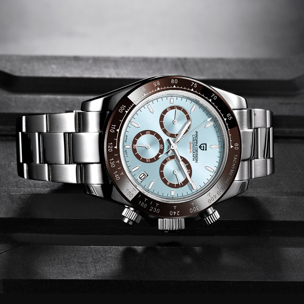 PAGANI DESIGN Japão VK63 Relógio De Quartzo Masculino Original