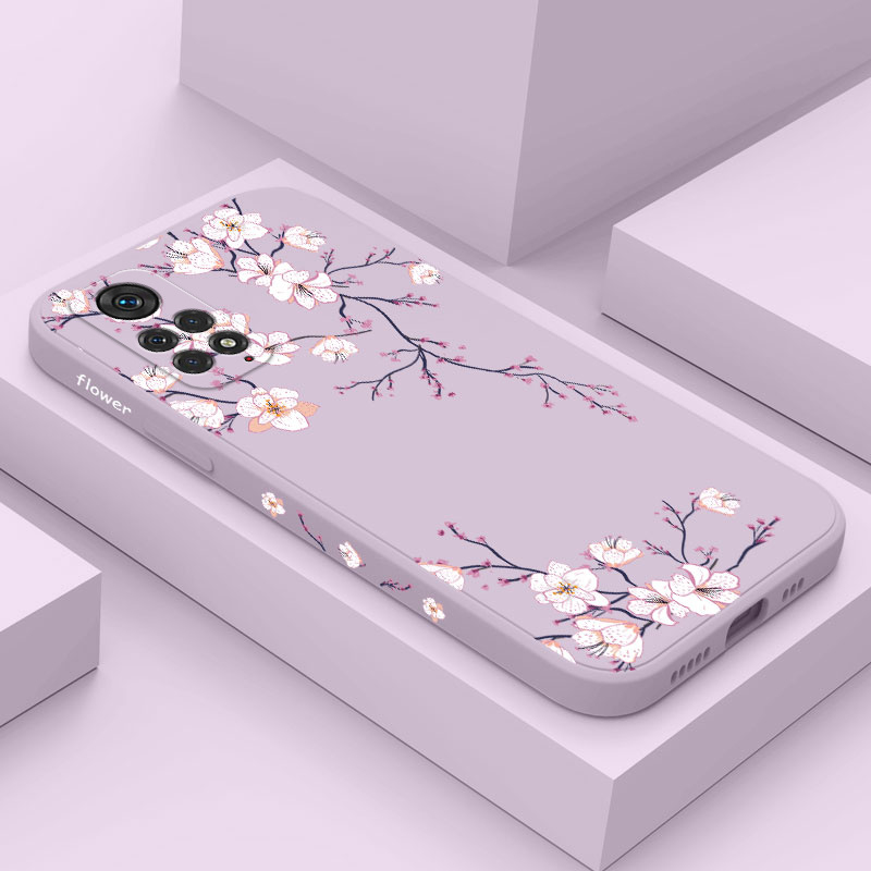 Capa Para Telefone Plum Blossom Xiaomi Redmi Note 11S 11 11T Pro Plus 4G 5G Design Criativo