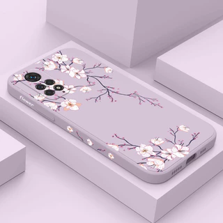 Capa Para Telefone Plum Blossom Xiaomi Redmi Note 11S 11 11T Pro Plus 4G 5G Design Criativo