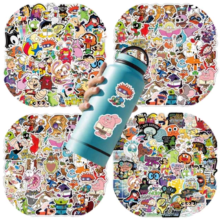 150/100/50PCS Desenhos Animados Clássicos Autocolantes Mistos Para Decalque De Capacete De Laptop