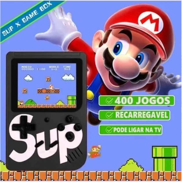 Sup Games 400 Em 1 Console De Jogo Mini Consoles Portáteis Recarregáveis Dispositivo Retro Clássico