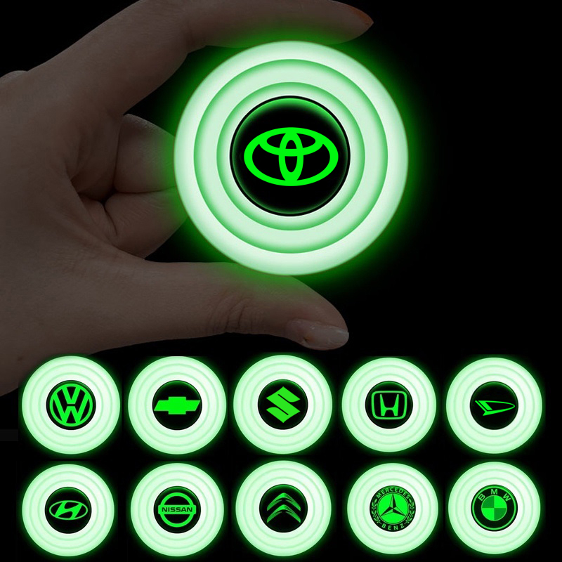 1PCS Junta Anti-Colisão Da Porta Do Carro De Isolamento Acústico Almofada ​ Luminosa À Prova De Choque Acessórios