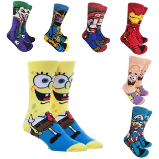 Meias De Algodão Masculinas E Femininas design Animal Coelho Feliz