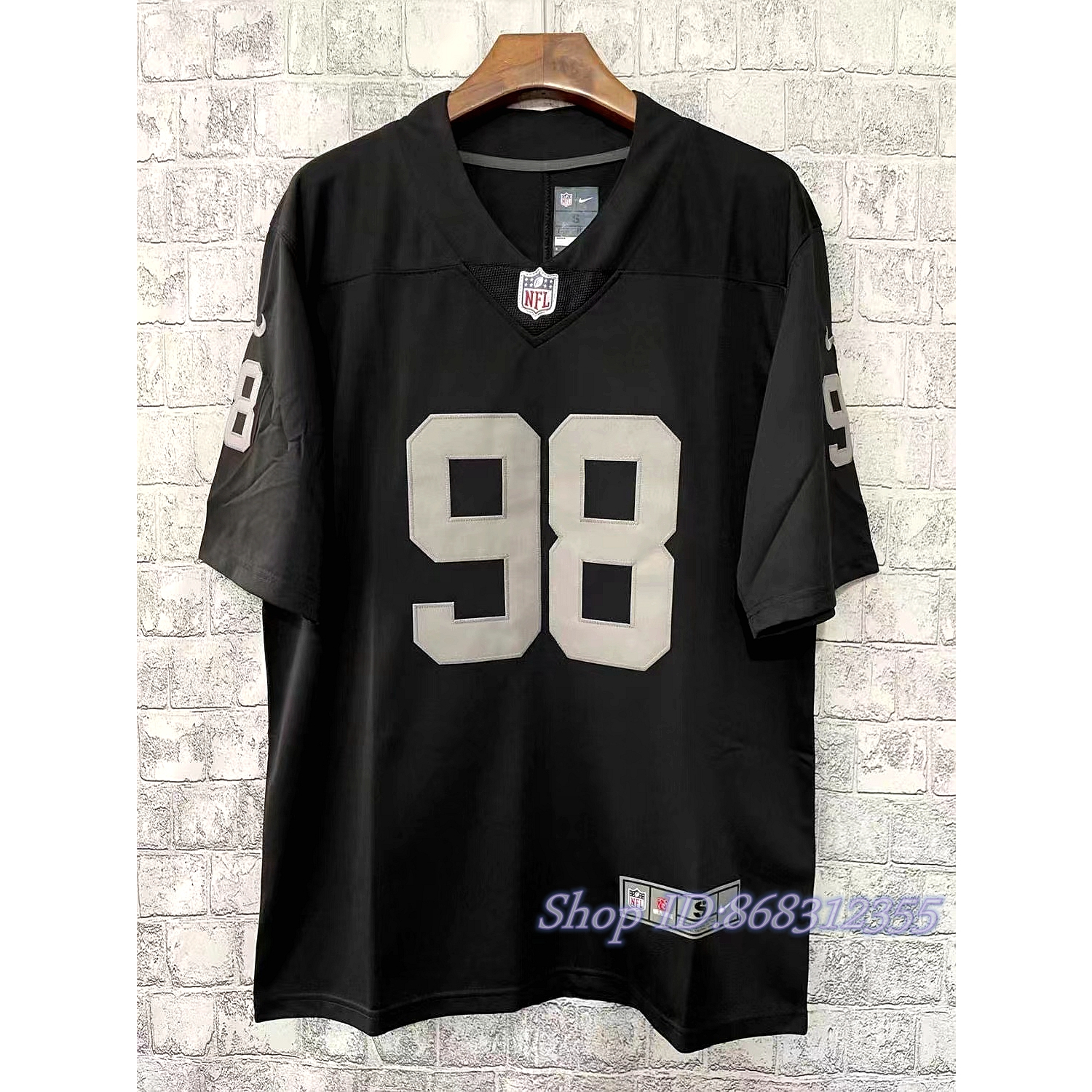 RAIDERS JACKSON 34番 ウニフォーム 黒 2XL RAIDERS JACKSON 34番 ウニフォーム 黒 2XL RAIDERS JACKSON 34