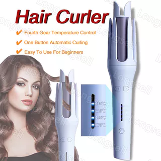 32mm Ferro De Enrolamento Automático Cuidados Com Cabelo De Íon Negativo Grande Ondulado Modelador De