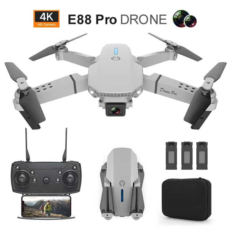 2022 Novo Drone 4k Profissão Câmera HD De Ângulo Amplo 1080P WiFi fpv Drones Dupla Altura Manter Brinquedos De Helicóptero